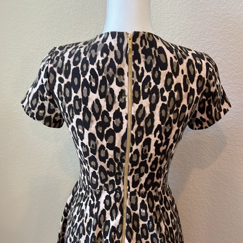 Kate Spade Leopard Flared Dress - Picture 4 of 16